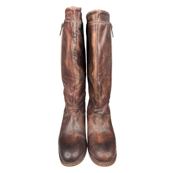 Bed Stu Women’s Fate Brown Distressed Riding Boot Size US 6 - Picture 7 of 13